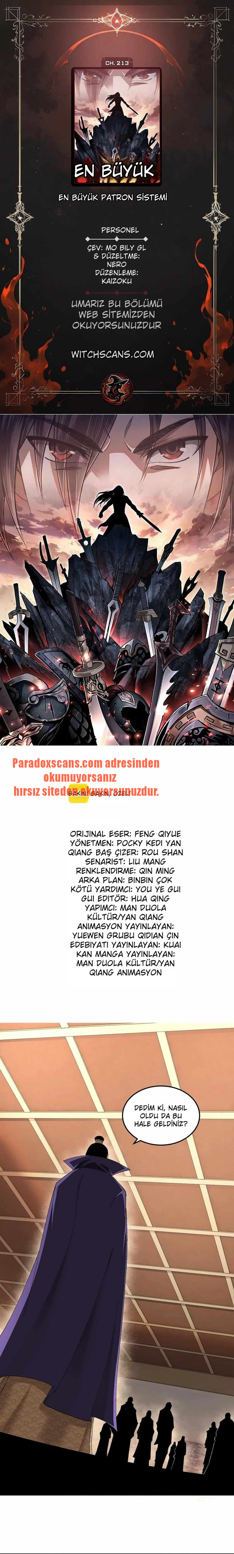 En Büyük Patron Sistemi Bölüm 213 - Sayfa 1