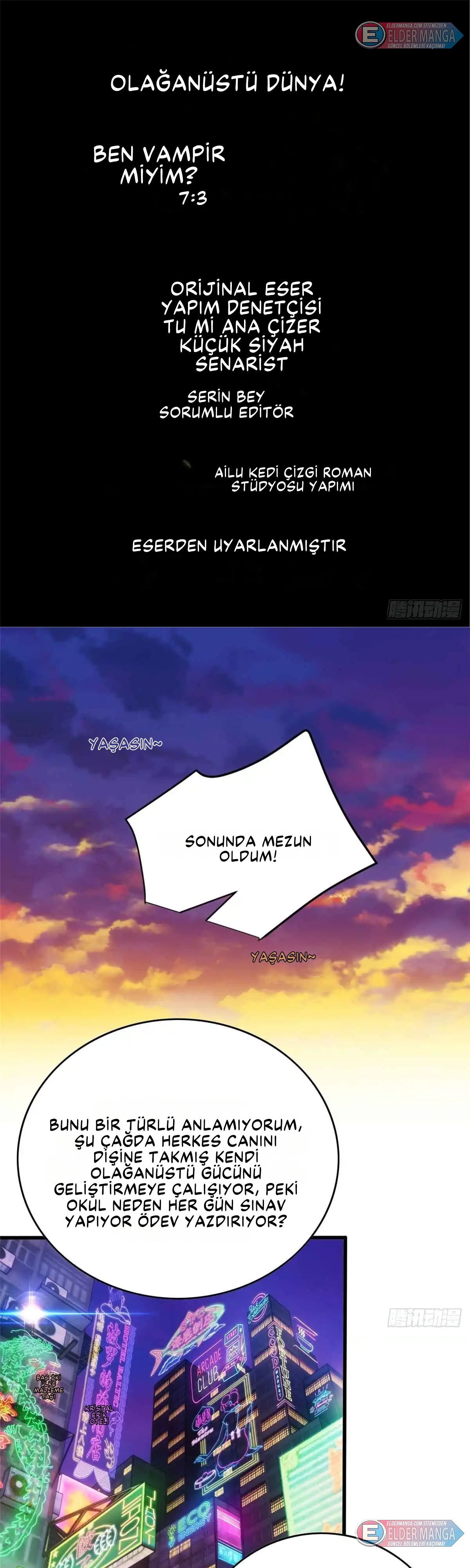 Olağanüstü Dünya! Ben… Bir Vampir miyim?! İLK BÖLÜMÜ OKUMAYA GİT - Sayfa 1