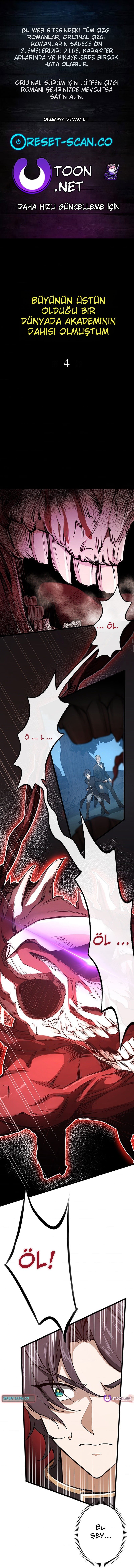 Büyünün Hüküm Sürdüğü Bir Dünyada Akademi Dahisi Oldum Bölüm 4 - Sayfa 1