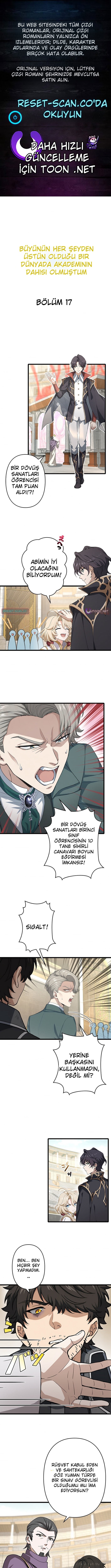 Büyünün Hüküm Sürdüğü Bir Dünyada Akademi Dahisi Oldum Bölüm 17 - Sayfa 1