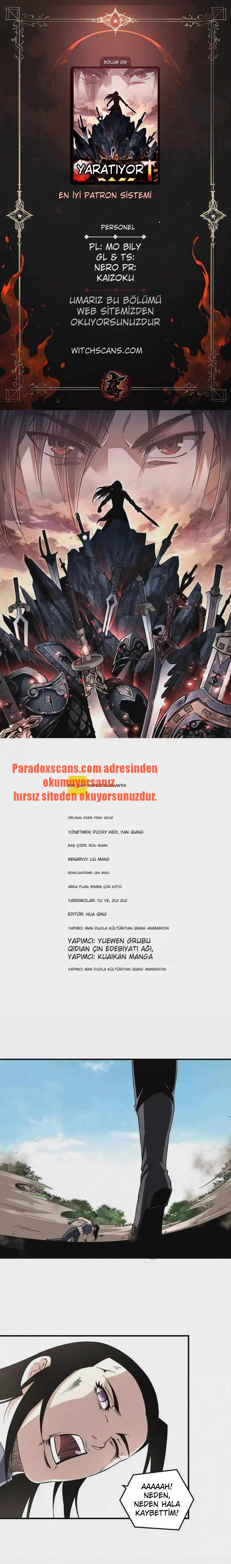 En Büyük Patron Sistemi Bölüm 216 - Sayfa 1