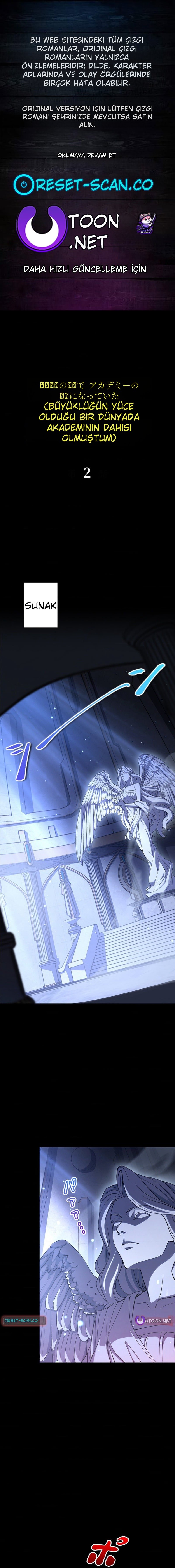 Büyünün Hüküm Sürdüğü Bir Dünyada Akademi Dahisi Oldum Bölüm 2 - Sayfa 1