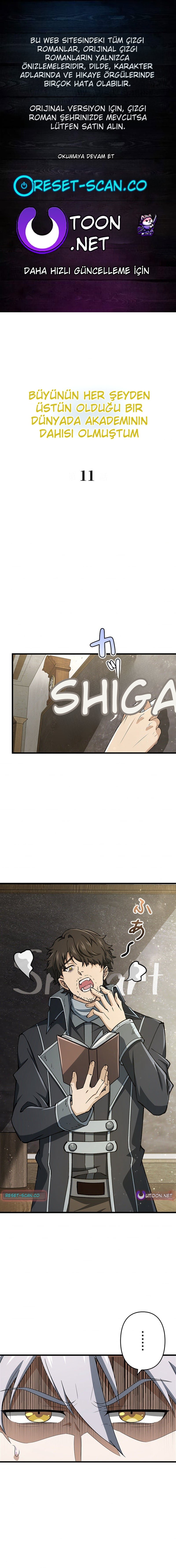 Büyünün Hüküm Sürdüğü Bir Dünyada Akademi Dahisi Oldum Bölüm 11 - Sayfa 1