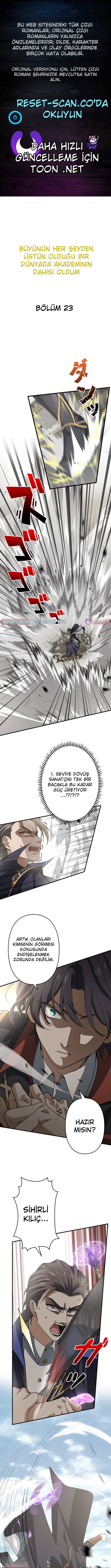 Büyünün Hüküm Sürdüğü Bir Dünyada Akademi Dahisi Oldum Bölüm 23 - Sayfa 1