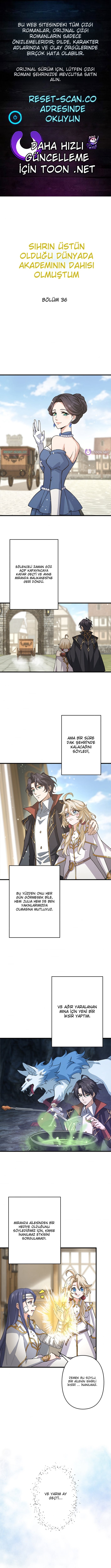 Büyünün Hüküm Sürdüğü Bir Dünyada Akademi Dahisi Oldum Bölüm 36 - Sayfa 1