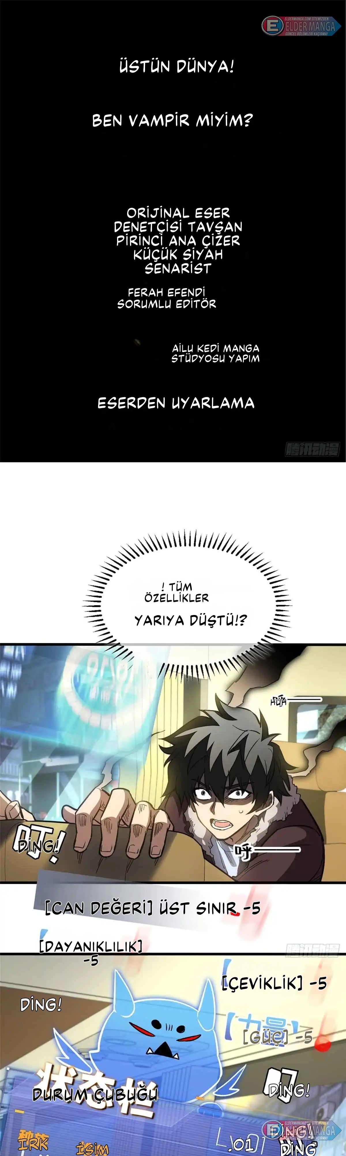 Olağanüstü Dünya! Ben… Bir Vampir miyim?! Bölüm 3 - Sayfa 1