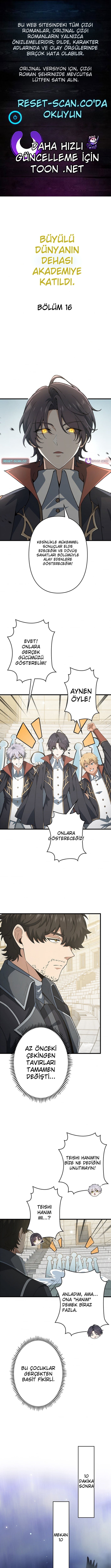 Büyünün Hüküm Sürdüğü Bir Dünyada Akademi Dahisi Oldum Bölüm 16 - Sayfa 1