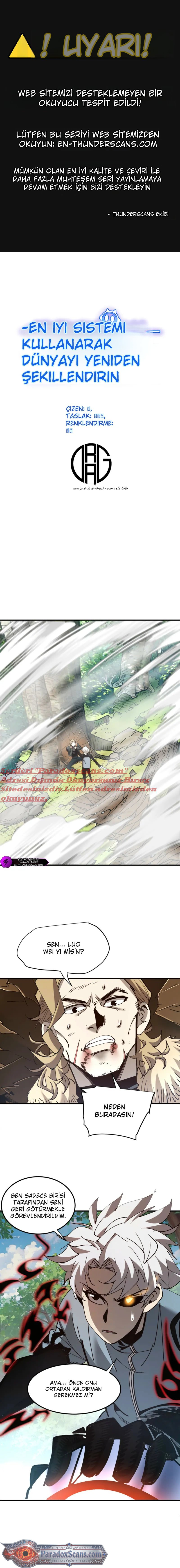 Dünyayı Yeniden Şekillendirmek İçin En Üst Düzey Bir Sistem Kullanıyorum Bölüm 29 - Sayfa 1