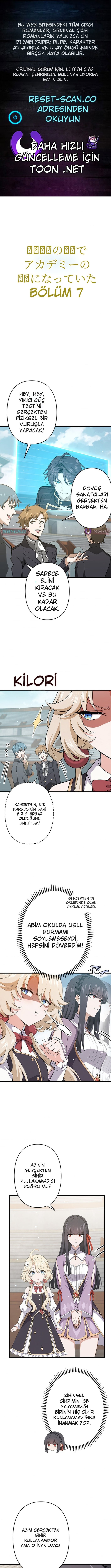 Büyünün Hüküm Sürdüğü Bir Dünyada Akademi Dahisi Oldum Bölüm 7 - Sayfa 1