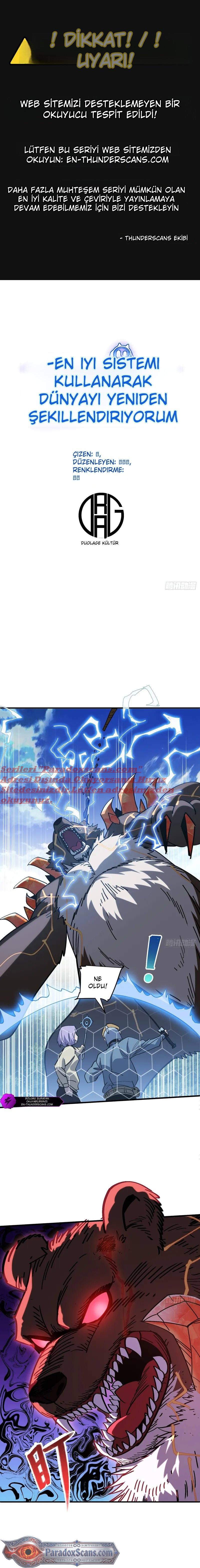 Dünyayı Yeniden Şekillendirmek İçin En Üst Düzey Bir Sistem Kullanıyorum Bölüm 26 - Sayfa 1