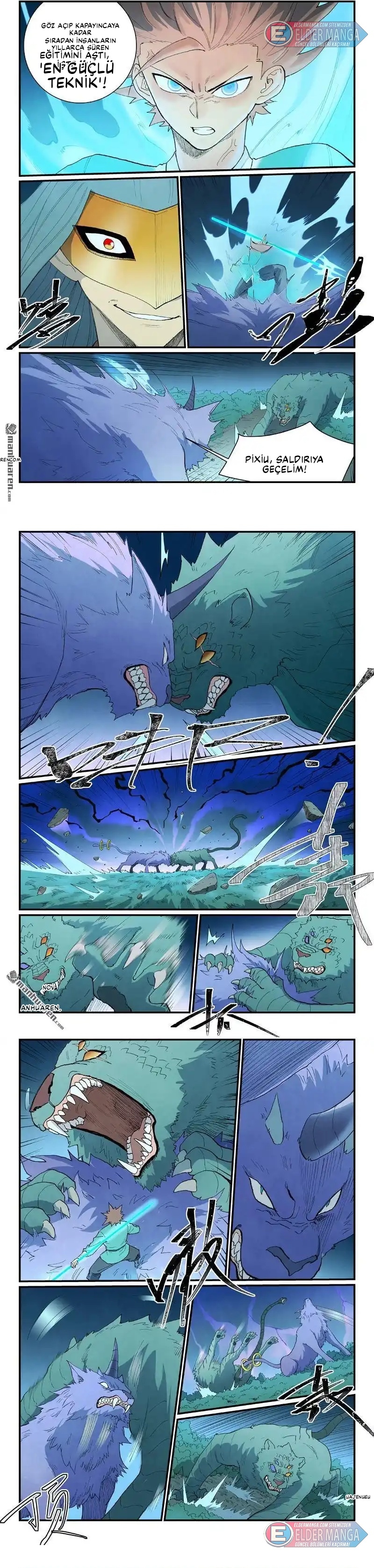 Yıldız Dövüş Tanrısı Tekniği Bölüm 915 - Sayfa 3