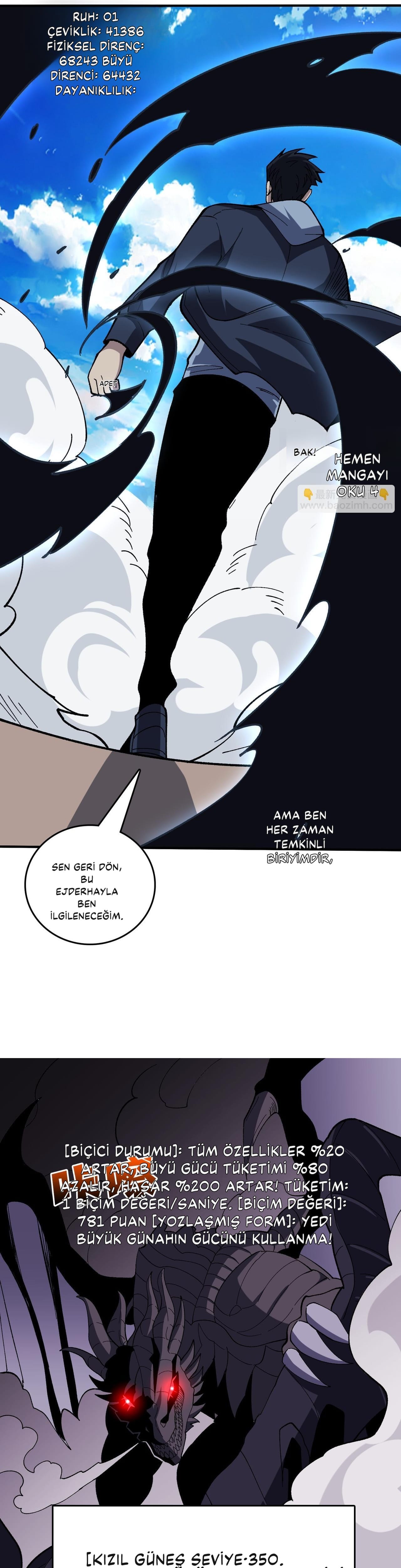 Kara Ejderha Boss’una Dönüştüm ve Artık Her Şeye Hükmediyorum Bölüm 81 - Sayfa 9