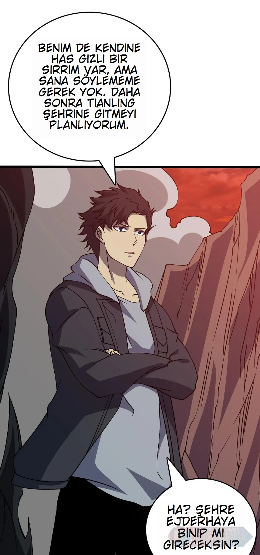 Kara Ejderha Boss’una Dönüştüm ve Artık Her Şeye Hükmediyorum Bölüm 35 - Sayfa 8