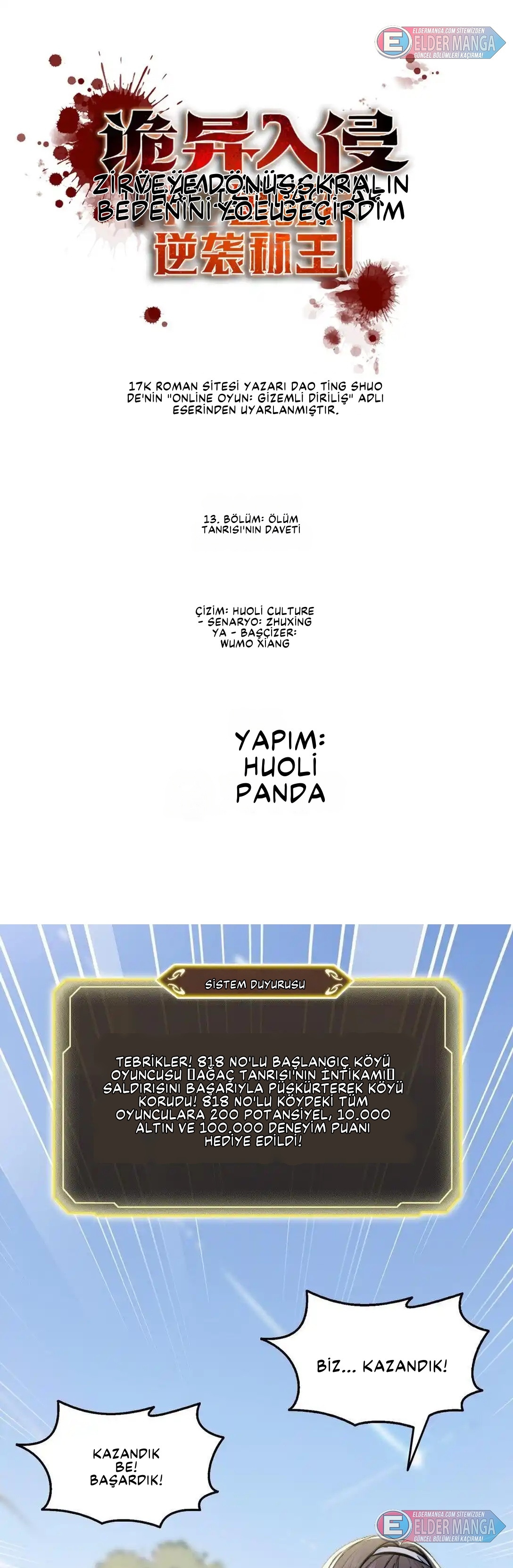 Ölüm Tanrısını Ele Geçirdim: Kıyamette Tahta Yükseliş Bölüm 13 - Sayfa 1