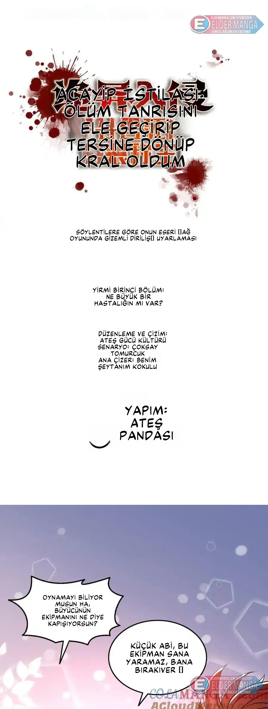 Ölüm Tanrısını Ele Geçirdim: Kıyamette Tahta Yükseliş Bölüm 21 - Sayfa 1