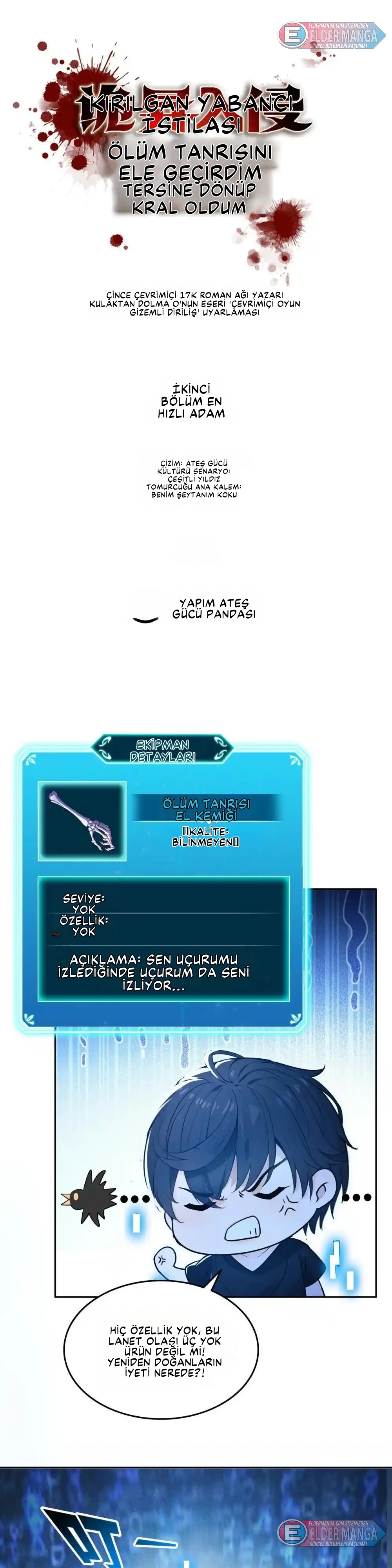 Ölüm Tanrısını Ele Geçirdim: Kıyamette Tahta Yükseliş Bölüm 2 - Sayfa 1