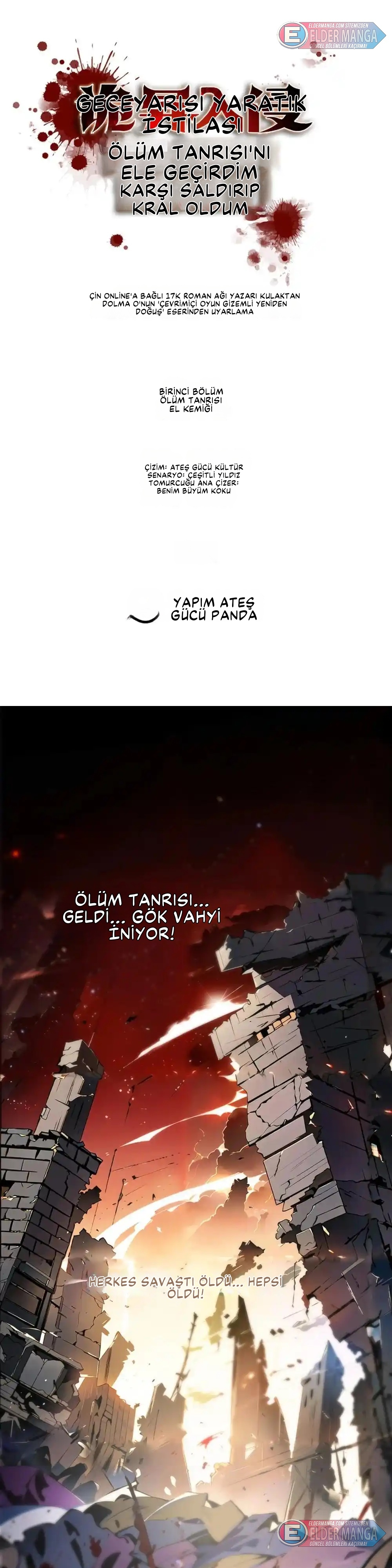 Ölüm Tanrısını Ele Geçirdim: Kıyamette Tahta Yükseliş İLK BÖLÜMÜ OKUMAYA GİT - Sayfa 1