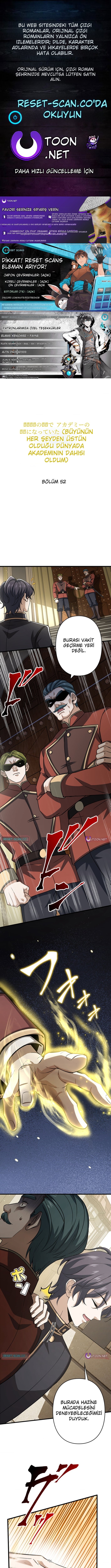Büyünün Hüküm Sürdüğü Bir Dünyada Akademi Dahisi Oldum Bölüm 52 - Sayfa 1