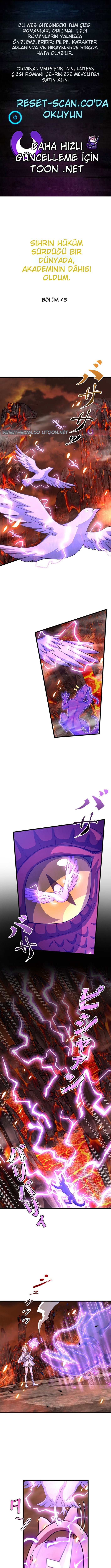 Büyünün Hüküm Sürdüğü Bir Dünyada Akademi Dahisi Oldum Bölüm 45 - Sayfa 1
