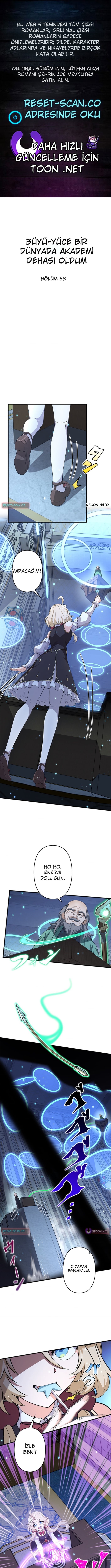 Büyünün Hüküm Sürdüğü Bir Dünyada Akademi Dahisi Oldum Bölüm 53 - Sayfa 1