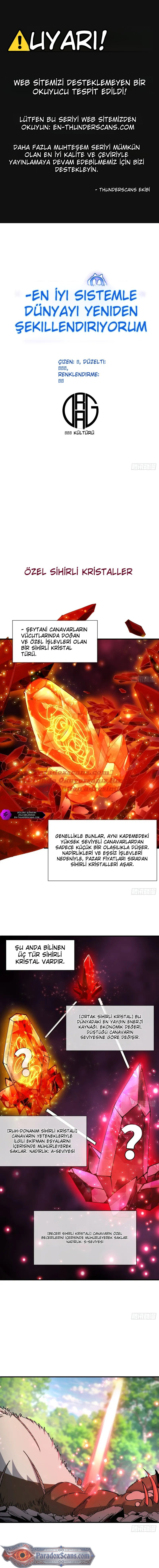 Dünyayı Yeniden Şekillendirmek İçin En Üst Düzey Bir Sistem Kullanıyorum Bölüm 31 - Sayfa 1